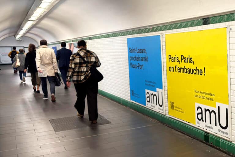 Aix-Marseille Université, une campagne de recrutement qui se démarque jusqu&rsquo;à Paris