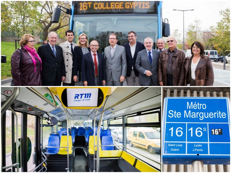 [Ligne 16T] Une nouvelle ligne de bus RTM inaugurée au sud de la ville