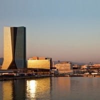 , Hommage &agrave; Zaha Hadid, architecte de la tour CMA CGM, Made in Marseille