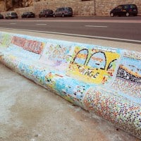mosaique, De nouvelles mosa&iuml;ques pour habiller le banc de la Corniche Kennedy, Made in Marseille