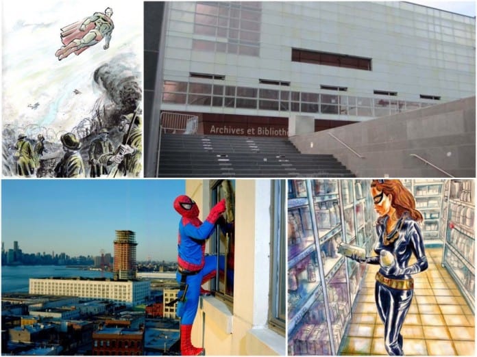 exposition-super-heros-bibliotheque-departement