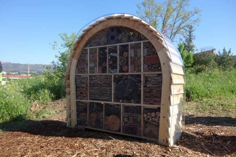 Six nouveaux hôtels à insectes installés en 2017 dans les parcs de Marseille