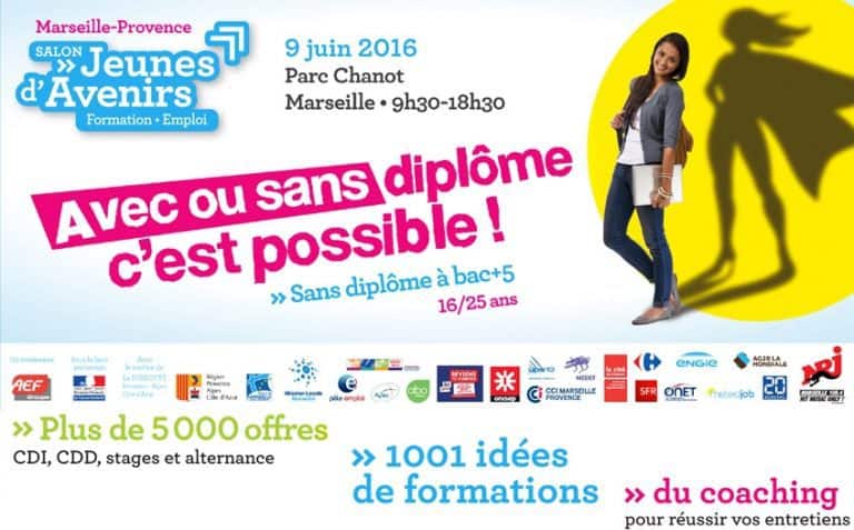 Un salon de l’emploi avec des milliers d&rsquo;offres pour les jeunes provençaux !