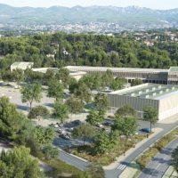 Allauch, Christian Estrosi d&eacute;voile les images du futur lyc&eacute;e Enco de Botte &agrave; Allauch, Made in Marseille