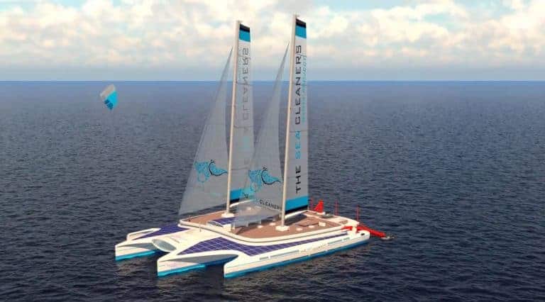 Interview – Il invente le bateau qui nettoie les mers et veut l&rsquo;installer à Marseille !