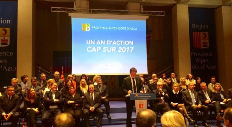 Christian Estrosi, confiant, met le cap sur 2017 avec la Région