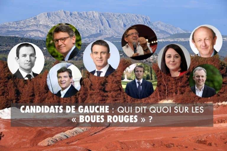 Peillon, Hamon, Macron, Mélenchon, qui dit quoi sur les « boues rouges » ?