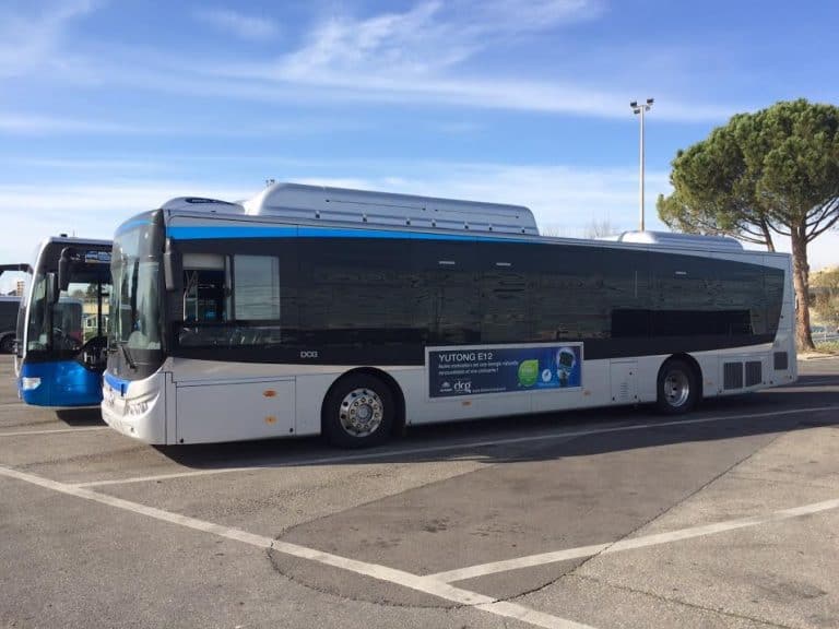 La RTM teste un nouveau bus 100% électrique #Yutong