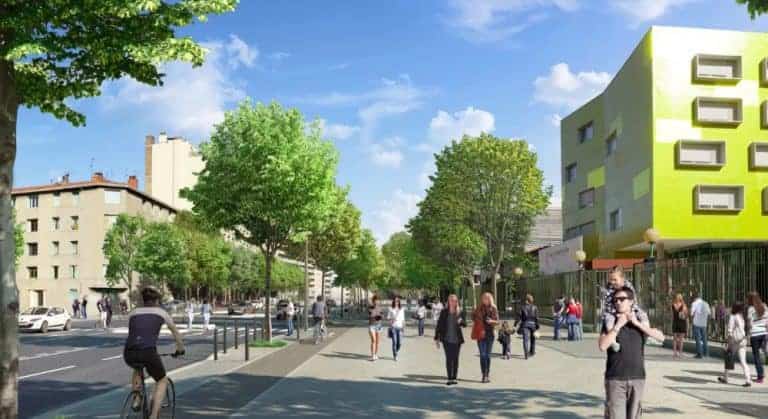 Le Jarret se redessine avec des pistes cyclables et de nouveaux arbres