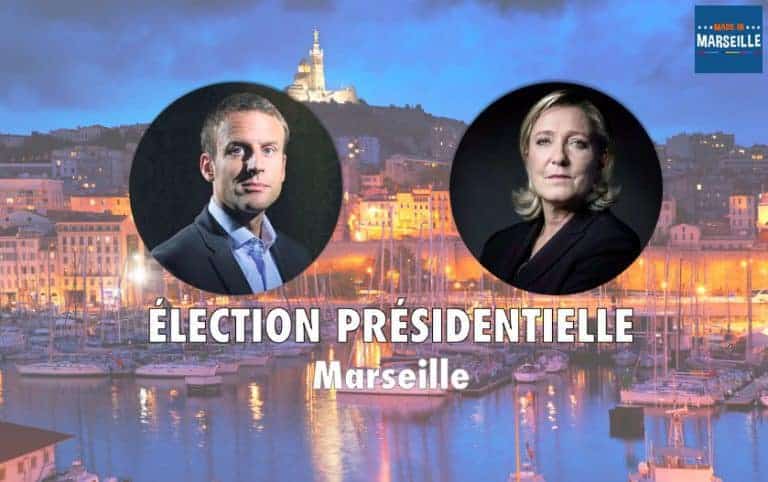 A Marseille, Emmanuel Macron largement devant Marine Le Pen