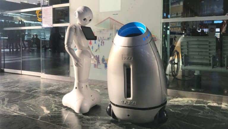#Baryl, le robot poubelle intelligent en escale à Marseille Saint-Charles