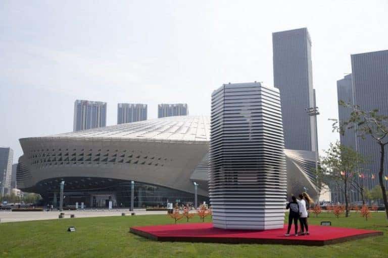 Smog Free Tower, une tour pour aspirer la pollution et purifier l’air des villes
