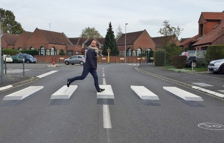 Sécurité routière – Les passages piétons en 3D sont arrivés en France !