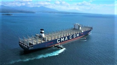 La CMA CGM s&rsquo;offre le plus gros porte-conteneur au monde