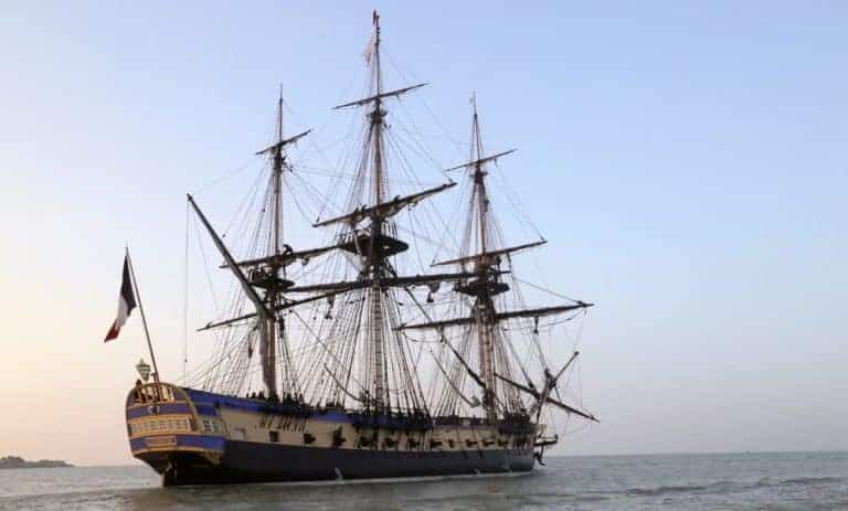 L&rsquo;Hermione en escale au Vieux Port de Marseille tout le week-end