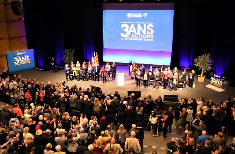 Martine Vassal dresse son bilan de mi-mandat après trois ans à la tête du département