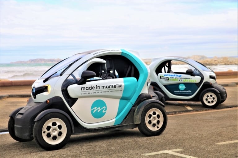 Roulez en voiture électrique avec made in marseille et Totem mobi