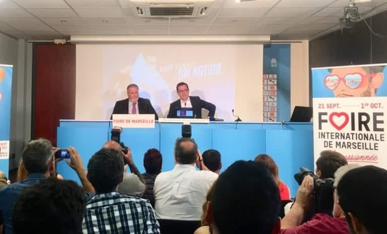 L&rsquo;OM partenaire de la Foire internationale de Marseille 2018 à Chanot