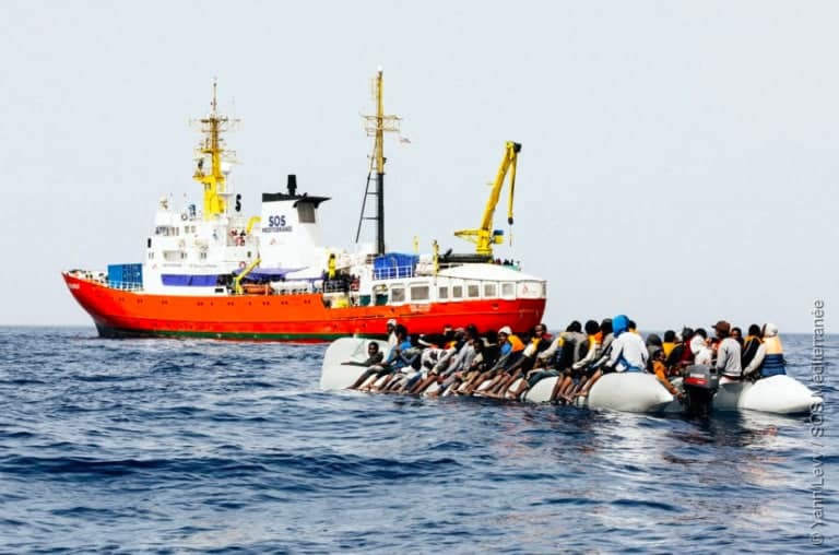 Mobilisation ce samedi pour sauver l&rsquo;Aquarius, de retour à Marseille dans une ambiance tendue