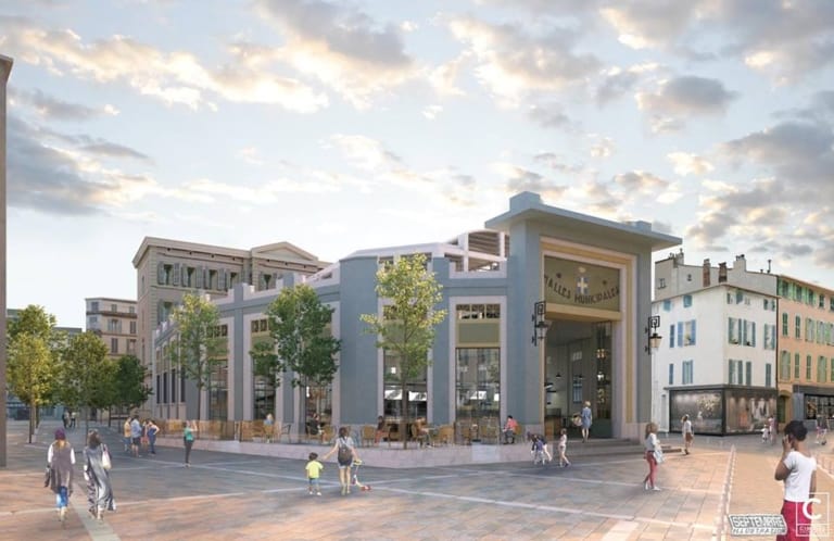 Les Halles de Toulon, un marché couvert à l&rsquo;espagnole pour booster le centre-ville