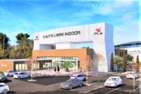 Vue extérieure du futur bâtiment.