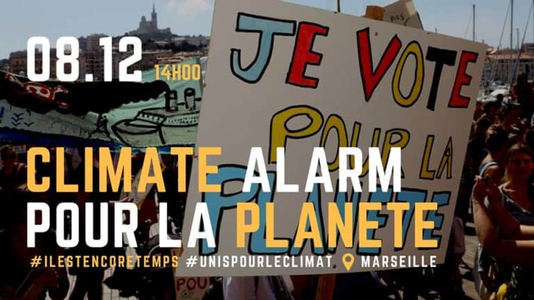 Une marche pour le climat organisée samedi sur le Vieux-Port