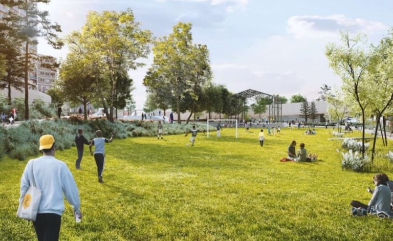 À Euroméditerranée, le projet du parc Bougainville se dévoile en images