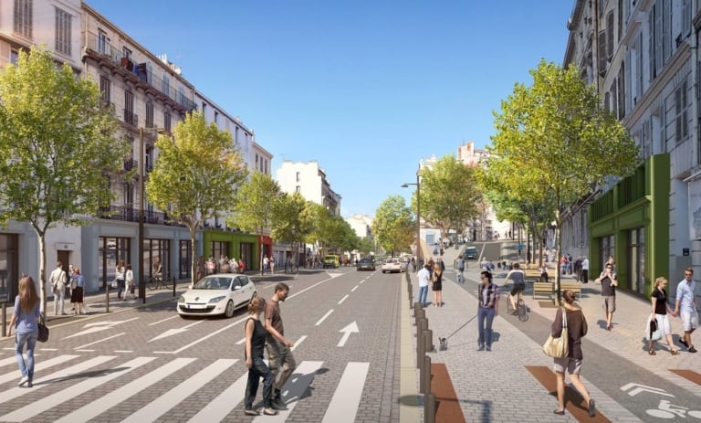 88 platanes plantés sur le Cours Lieutaud, fermé la nuit jusqu&rsquo;au 13 décembre