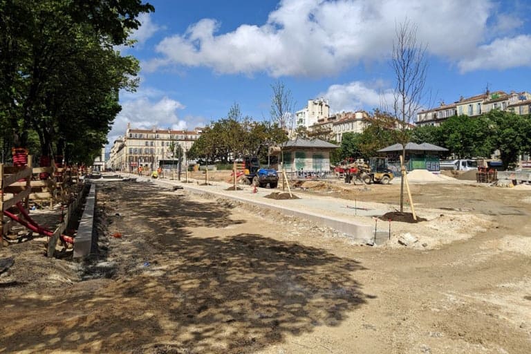 En images – l&rsquo;avancée du chantier de la Plaine