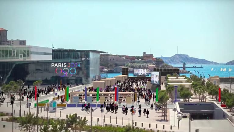 Pour les JO 2024, Marseille veut créer une zone piétonne du J1 au Mucem