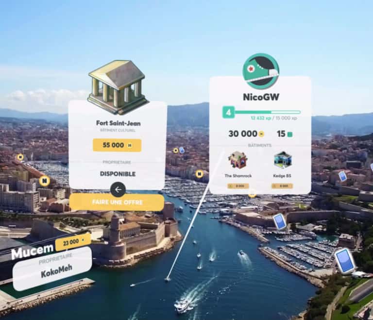 Neopolis, le nouveau jeu sur smartphone qui transforme les rues de Marseille en un Monopoly géant