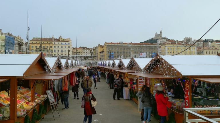 Vidéo – Le Marché de Noël est de retour sur le Vieux-Port