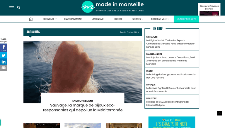 Made in Marseille dévoile son nouveau site internet