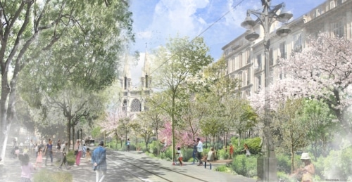 , Le projet de Martine Vassal avec ponton et piscines pour prolonger le parc Bor&eacute;ly, Made in Marseille