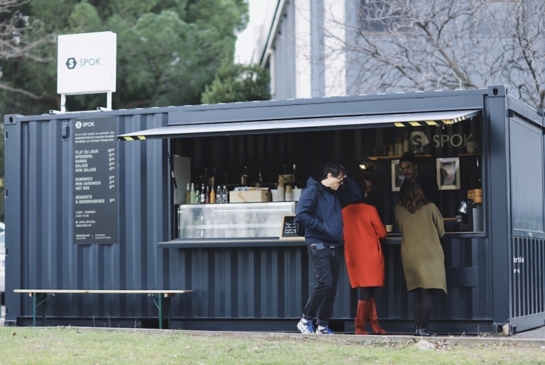 Spok installe son nouveau restaurant éco-responsable dans un conteneur