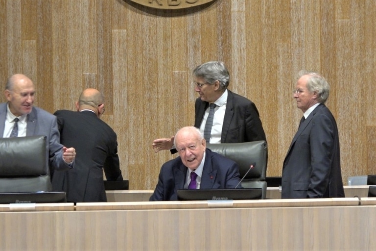 Dernière séance pour le maire (LR) de Marseille, Jean-Claude Gaudin