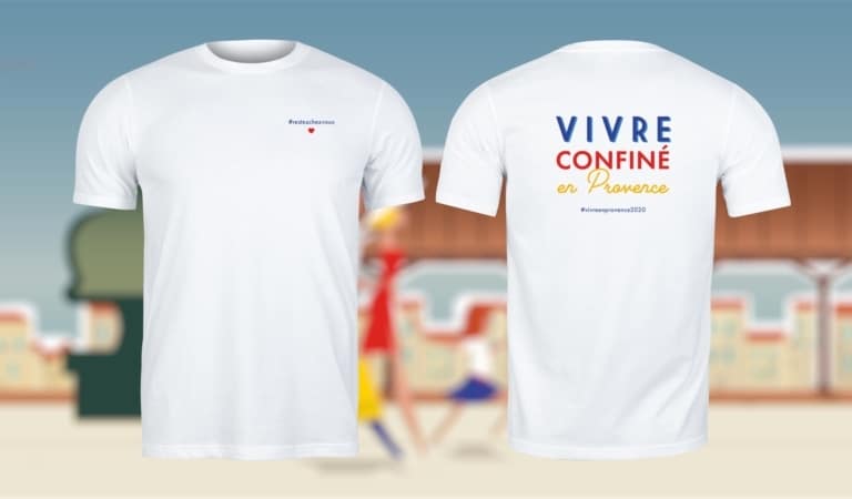 Des tee-shirts fabriqués à Marseille au profit du service réanimation de Salon-de-Provence