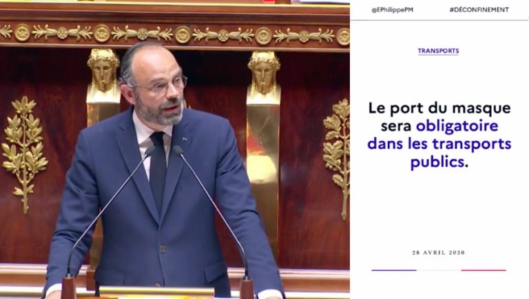 Déconfinement : port du masque obligatoire dans les transports publics
