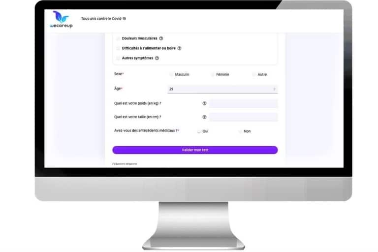 WeCareUp : un pré-diagnostic « minute » du Covid-19 pour désengorger les hôpitaux