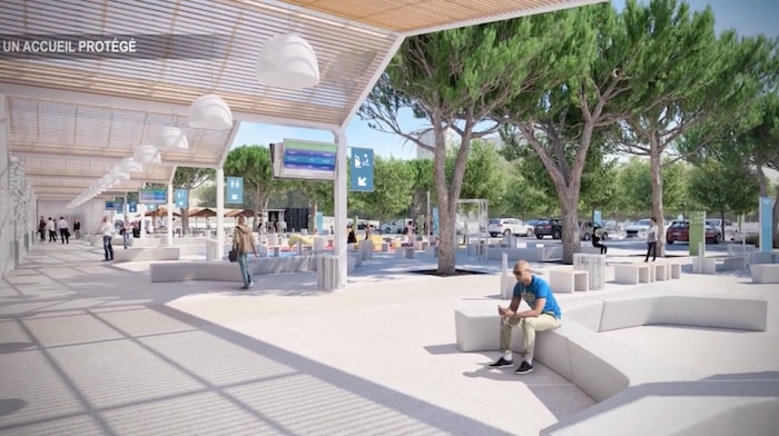 En images – Coup d&rsquo;envoi du chantier de la future gare maritime du Cap Janet cet été