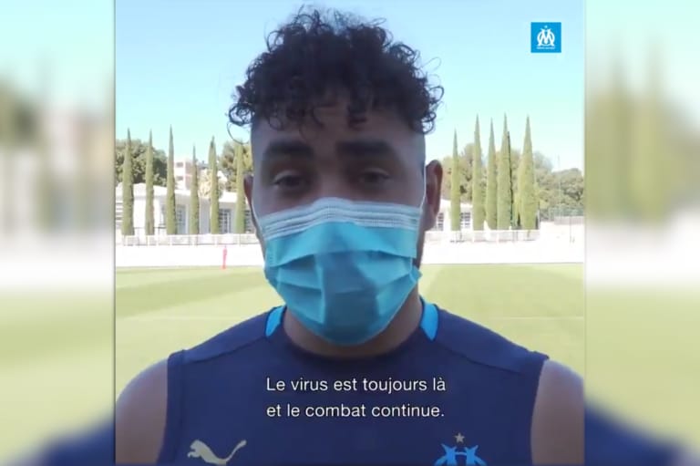 Mandanda, Payet, Rongier… Les joueurs de l&rsquo;OM sensibilisent au port du masque