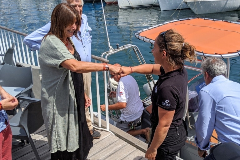 La navigatrice Alexia Barrier et Michèle Rubirola : une rencontre autour de combats communs