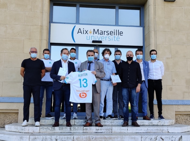 L&rsquo;OM et Aix-Marseille Université s&rsquo;associent pour la préparation physique des joueurs