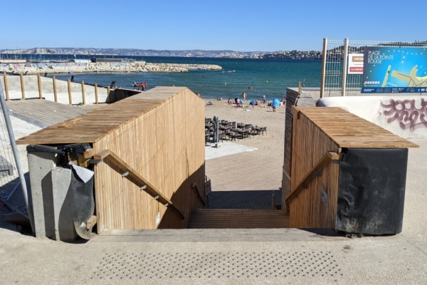 plage-pointe-rouge-travaux-escalier