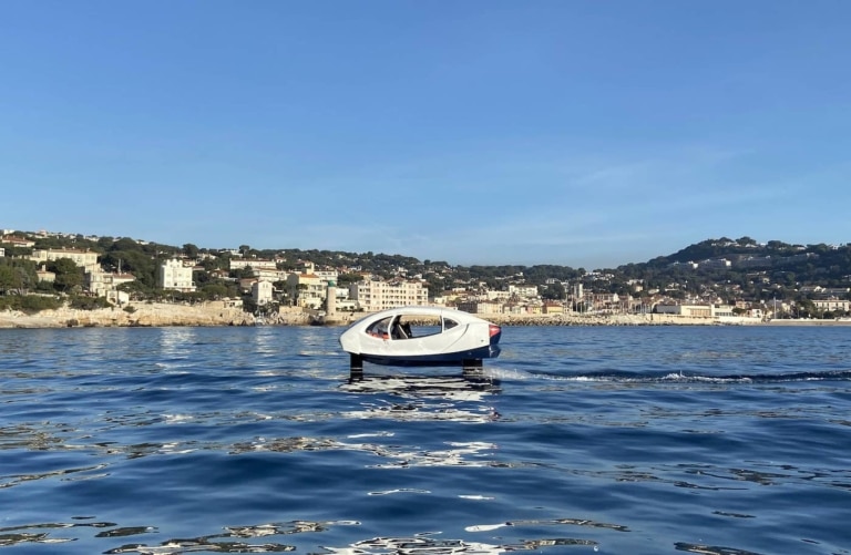Les taxis « volants » SeaBubbles déployés au large de Cassis