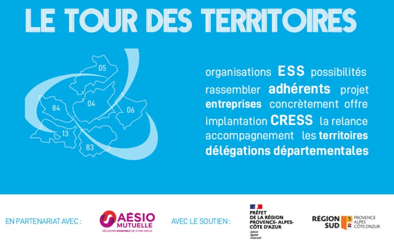 Tour des Territoires 2021, le rendez-vous des acteurs de l&rsquo;économie sociale et solidaire