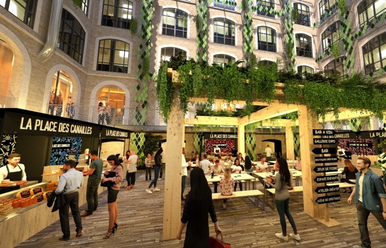 Aux Docks Village, une halle alimentaire, espaces cabaret et boutique seront à découvrir dès lundi