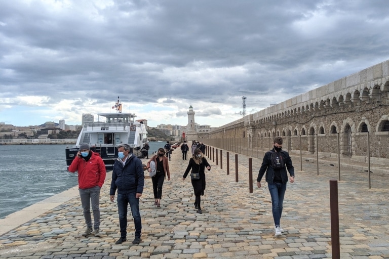 La réouverture au public de la digue du Large en projet à Marseille