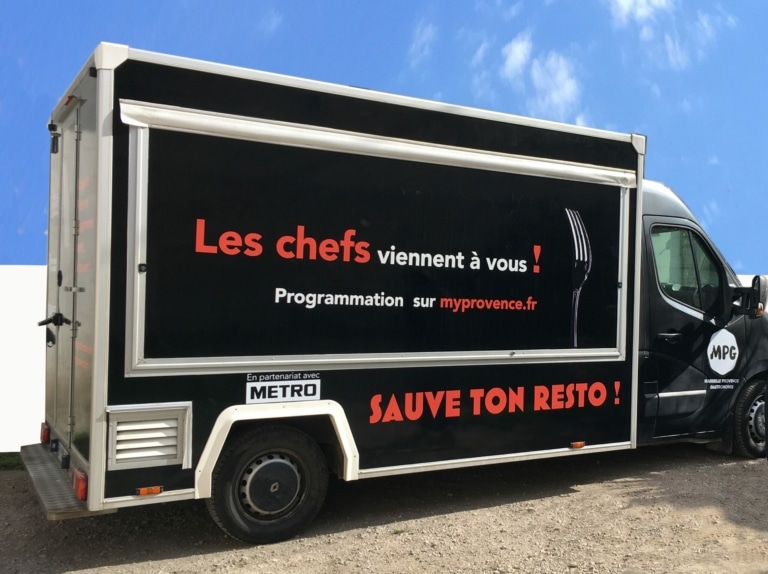 Un food-truck de la gastronomie sillonne les routes de Provence