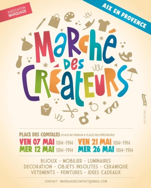 , Un march&eacute; des cr&eacute;ateurs s&rsquo;installe &agrave; Marseille et Aix-en-Provence en mai, Made in Marseille